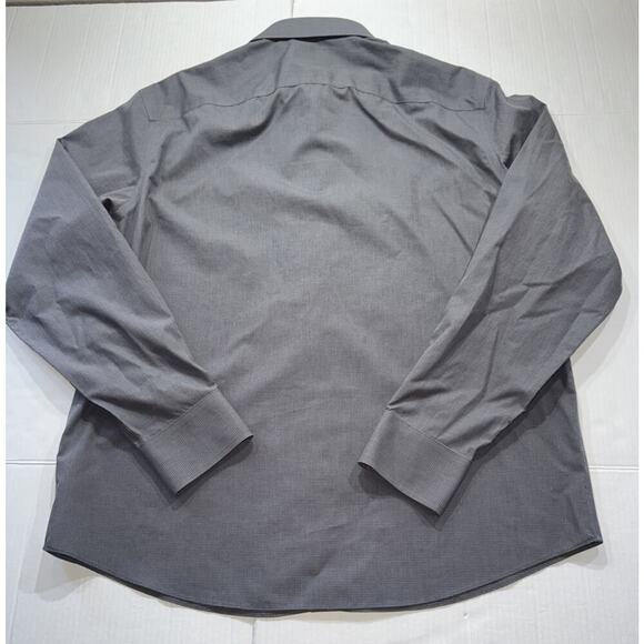 UNTUCKit Mens Long Sleeve Button Up Wrinkle Free Style: Marcasin WF Gray XL - Picture 12 of 13